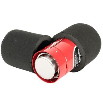 UCO gyertyalámpa készlet reflektorral és neoprén tokkal piros színben