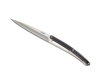 Deejo 6 db-os kés készlet Table, magasfényű, recés penge, ében fa