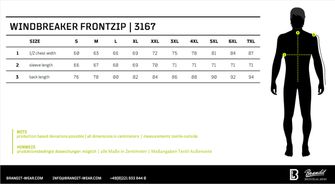 Brandit Frontzip széldzseki kabát, antracit