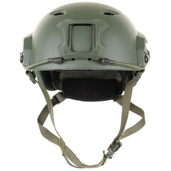 MFH Amerikai sisak FAST-paratroopers, ABS-műanyag, OD zöld