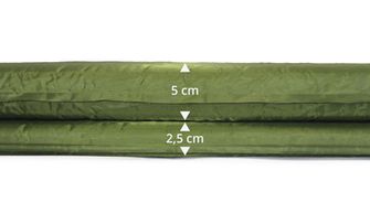 Origin Outdoors önfelfújó kemping alátét, 5 cm, olíva zöld
