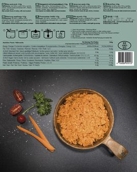 TACTICAL FOODPACK® sertéshús zöldséggel