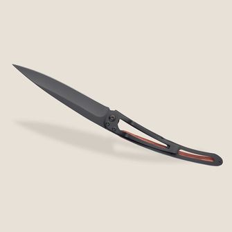 Deejo összecsukható kés Tattoo Black coralwood T-Rex