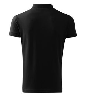 galléros póló Adler fekete színben hátulról