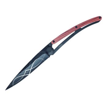 Deejo 2 db-os csepegtető kés készlet, black tattoo coralwood Infinity