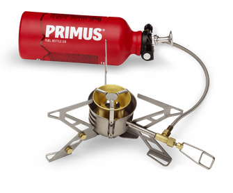 PRIMUS OmniFuel II tűzhely tüzelőanyag palackkal és tokkal