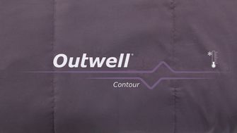 Outwell Hálózsák Contour balra, sötét lila