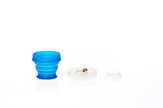humangear GoCup összecsukható, higiénikus és csomagolható utazó pohár &#039; 118 ml kék