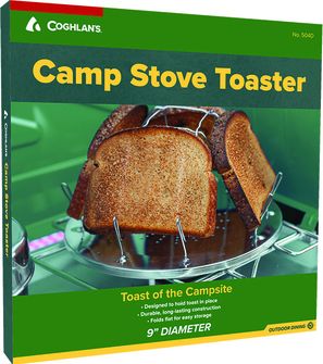 Coghlans Camp Stove Toaster Összecsukható kenyérpirító benzines, petróleumos és gázkályhákhoz
