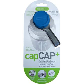 humangear capCAP+ Palackkupak 5,3 cm átmérőjű palackhoz kék