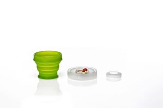 humangear GoCup összecsukható, higiénikus és csomagolható utazó pohár &#039; 118 ml zöld