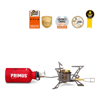 PRIMUS OmniLite Ti tűzhely tüzelőanyag palackkal és tokkal