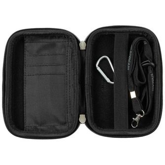 MFH Kemény táska RIVACASE 9101 (PU), fekete színben