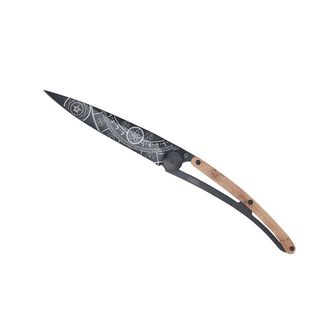Deejo összecsukható kés Fantasy black juniper wood