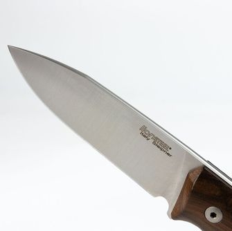 Lionsteel bozótvágó kés acélból készült rögzített pengével Sleipner B35 WN