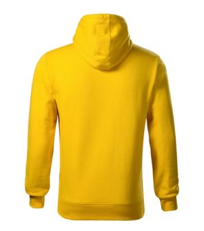 Malfini Cape férfi kapucnis pulóver, sárga