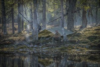 Helikon-Tex Fedélzeti sátor - Polyester Ripstop - PL Woodland