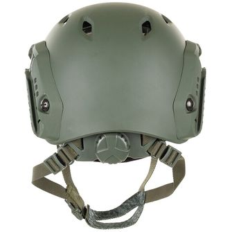 MFH Amerikai sisak FAST-paratroopers, ABS-műanyag, OD zöld
