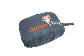 Grüezi-Bag Feater Fűtött hálózsákbélés USB interfésszel, kék színű