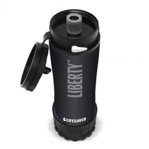 Lifesaver szűrő és víztisztító palack, 400 ml, fekete