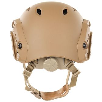 MFH Amerikai sisak FAST-paratroopers, ABS-műanyag, prérifarkasbarna színű