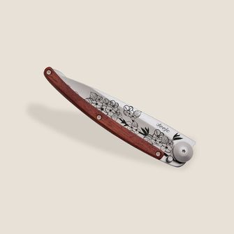 Deejo összecsukható kés Tattoo Cherry Blossom coralwood