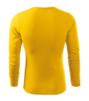 Malfini Fit-T LS férfi hosszú ujjú póló, sárga