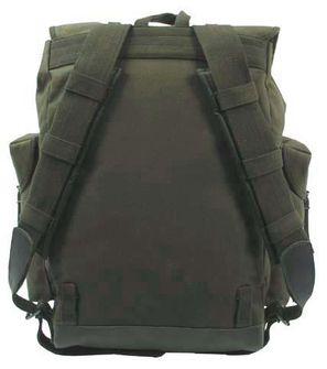 MFH BW hegyi hátizsák oliva 30L bőrszíjakkal