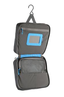 Lifeventure táska Nylon szennyestartó táska két rekesszel és több zsebbel 22 x 18 x 8 cm szürke
