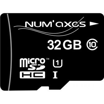 NUM´AXES 32GB Micro SDHC Class 10 memóriakártya adapterrel