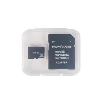 NUM´AXES 32GB Micro SDHC Class 10 memóriakártya adapterrel