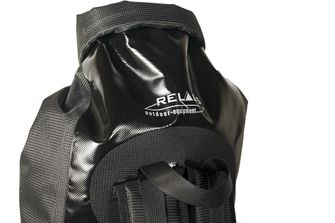 BasicNature Duffelbag Vízálló hátizsák Duffel Bag felgöngyölíthető záródással 40 l fekete