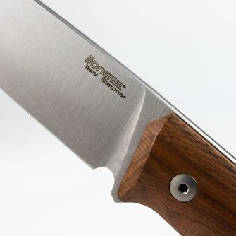 Lionsteel bozótvágó kés acélból készült Sleipner B35 ST típusú fix pengével