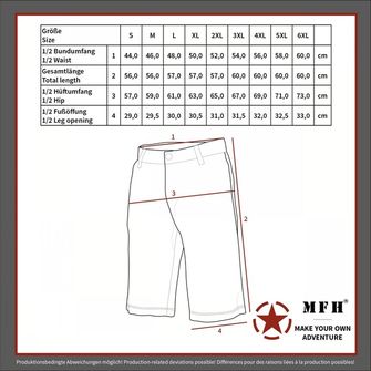 MFH GB Combat rövidnadrág, prérifarkasbarna színű