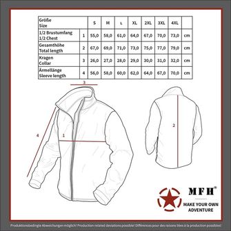 MFH Sweatshirt Tactical, M 95 CZ terepszínű