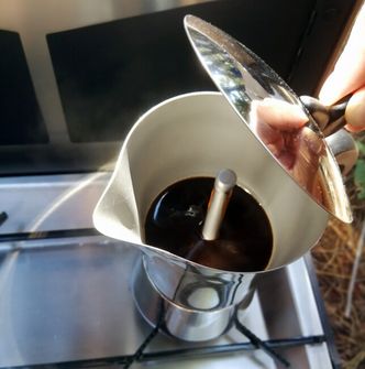 BasicNature rozsdamentes acél eszpresszó kávéfőző 6 csészére