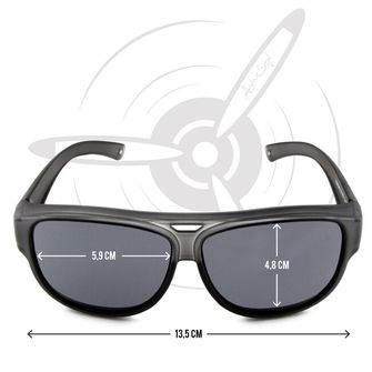ActiveSol El Aviador Fitover-Child polarizált napszemüveg szürke