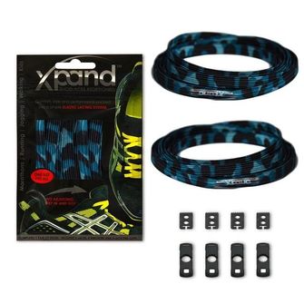 Xpand elastic cipőfűző, skyblue