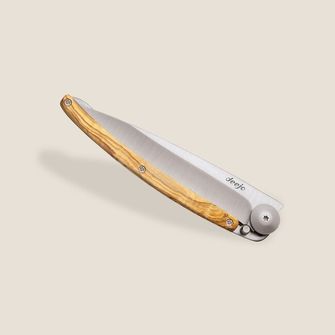 Deejo összecsukható kés, Wood natural olive wood