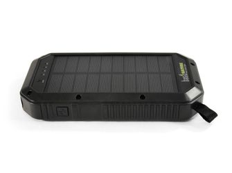 BasicNature 20 20K powerbank Qi vezeték nélküli töltéssel és napelemmel