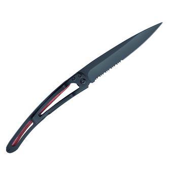 Deejo összecsukható kés Serration black coralwood