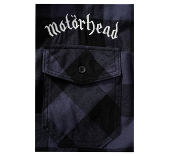 Brandit Motörhead Check ing hosszú ujjal, fekete-szürke