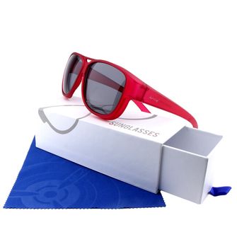 ActiveSol El Aviador Fitover-Child polarizált napszemüveg, piros