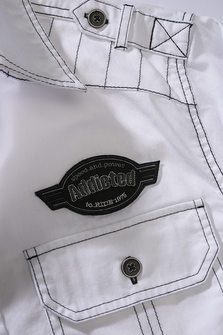 Brandit Luis Vintage Vintage hosszú ujjú ing, fehér