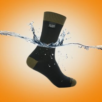 DexShell Thermlite vízálló zokni, olíva