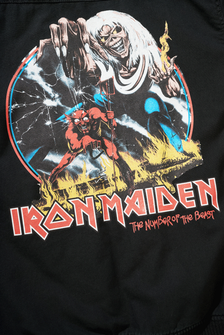Brandit Iron Maiden Bronx dzseki, fekete