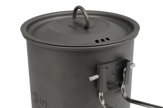 Origin Outdoors Camping Pot Titanium Trekking pot/csésze kiöntővel és összecsukható fogantyúval Titanium 750 ml