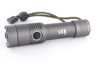LED katonai zseblámpa LKK 803 újratölthető zoom 13cm
