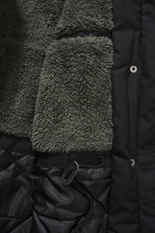 Brandit Marsh lake parka női téli kabát kapucnival, fekete