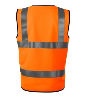 Rimeck HV Bright fényvisszaverő biztonsági mellény, narancssárga
